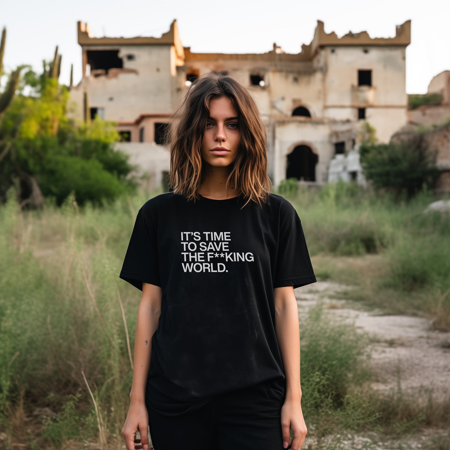 It's Time to Save the F**king World Unisex T-shirt