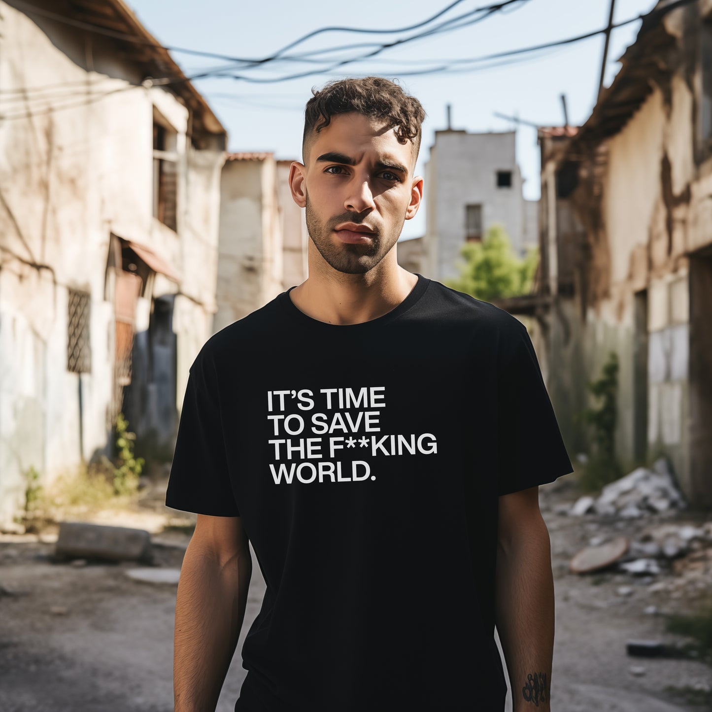 It's Time to Save the F**king World Unisex T-shirt