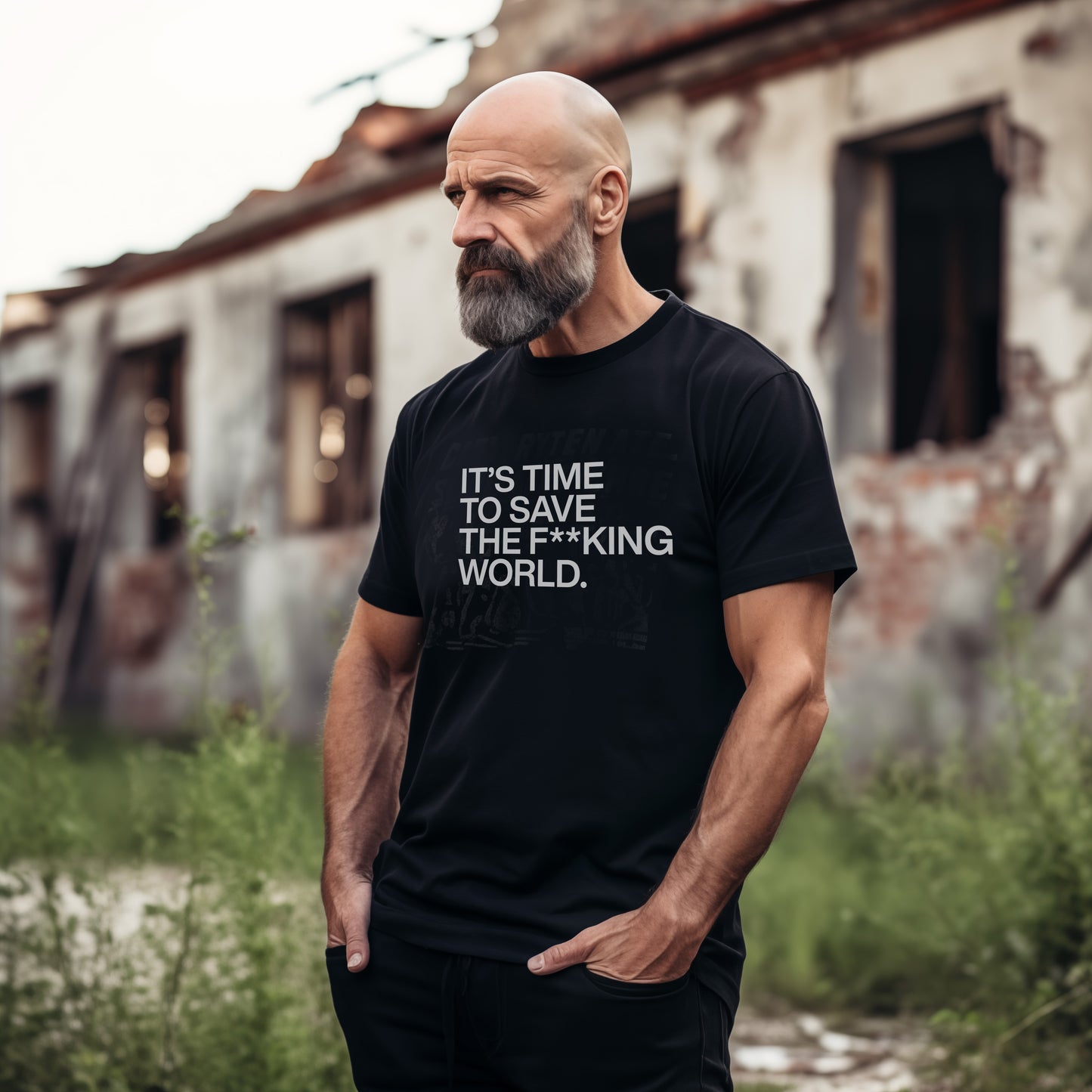 It's Time to Save the F**king World Unisex T-shirt